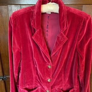 Sundance velvet blazer with tie back